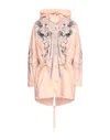 Alberta Ferretti Overcoats In Light Pink