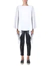 Alberta Ferretti Long-sleeve Oversized Top In Multi