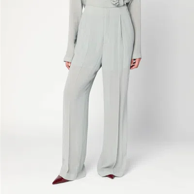 ALBERTA FERRETTI ALBERTA FERRETTI PALAZZO PANTS IN ICE COLOR CRÊPE