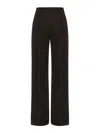Alberta Ferretti Trousers In Brown