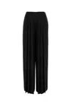 Alberta Ferretti Pleated Wide-leg Trousers
