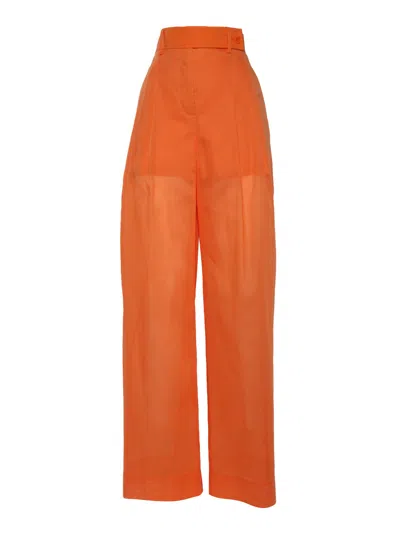 Alberta Ferretti Pantalone Arancione In Orange