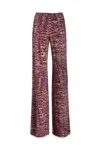 Alberta Ferretti Graphic Printed Wide-leg Trousers In V1234