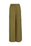 Alberta Ferretti High-rise Trousers Wide-leg Design Pockets In A0436