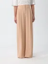 Alberta Ferretti Pleated Trousers In Brown
