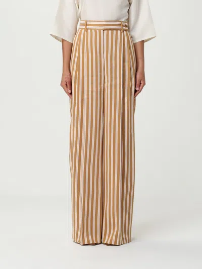 ALBERTA FERRETTI PANTS ALBERTA FERRETTI WOMAN COLOR BROWN,G74344032