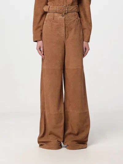 Alberta Ferretti Pants  Woman Color Brown