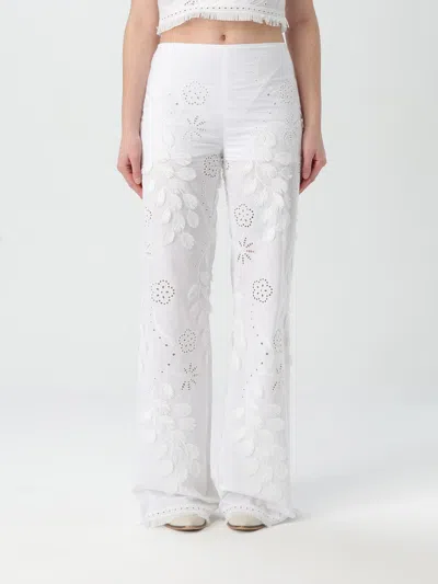 ALBERTA FERRETTI PANTS ALBERTA FERRETTI WOMAN COLOR WHITE,G45860001