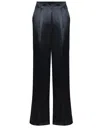 Alberta Ferretti Wide-leg Pants With High Waistpleats In Black