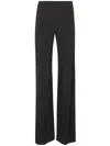 Alberta Ferretti Wool Trousers In Black