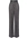 Alberta Ferretti Wide-leg Tailored Trousers In Black