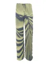 Alberta Ferretti Pants In Green