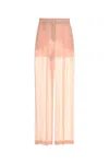 Alberta Ferretti Alberta Ferreti Pink Silk Wide-leg Pant In Multi