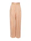 Alberta Ferretti Trousers Woman In Brown