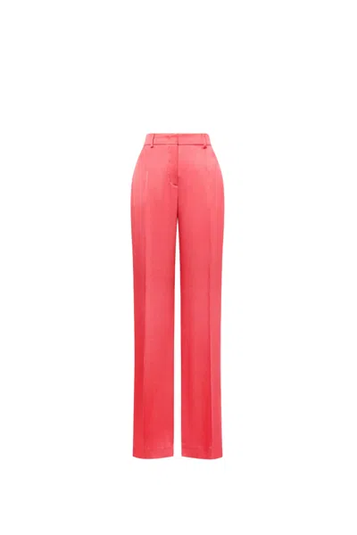 Alberta Ferretti Pressed-crease Tailored Trousers In Purple
