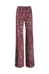 Alberta Ferretti Graphic Printed Wide-leg Trousers In V1234