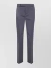 Alberta Ferretti Pants With Belt Loops And Pockets In Blue