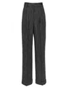 Alberta Ferretti Grey Front Pleats Pants In Gray