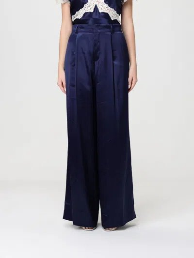 Alberta Ferretti Pants Woman  In Blue