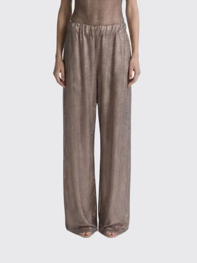 Alberta Ferretti Pants  Woman Color Grey In Brown