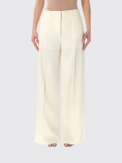 Alberta Ferretti Pants  Woman Color White In Neutral