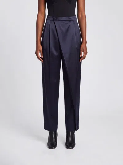 Alberta Ferretti Pants Woman In Black