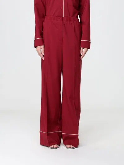 Alberta Ferretti Pants Woman Color Red