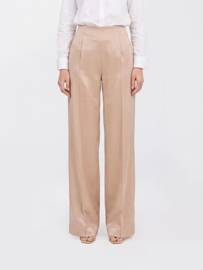 Alberta Ferretti Pants Woman In Neutral