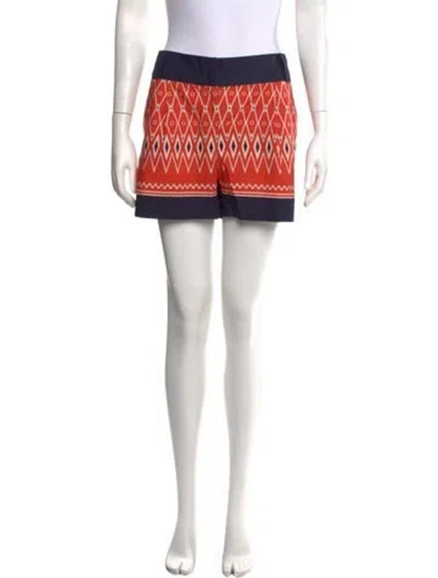 Pre-owned Alberta Ferretti Patterned Mini Shorts In Multicolor