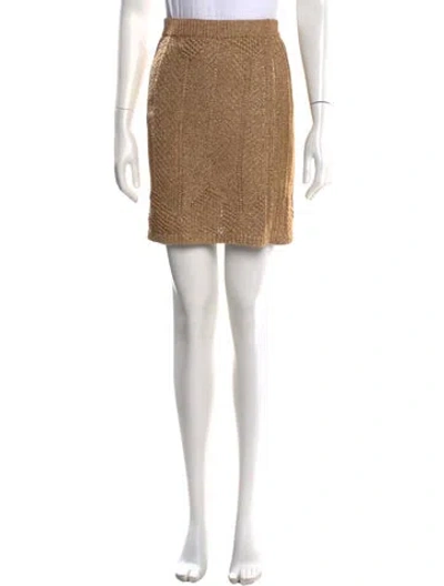 Pre-owned Alberta Ferretti Patterned Mini Skirt In Multi