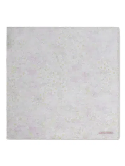 Alberta Ferretti Petal-print Scarf In Pink