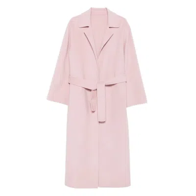 ALBERTA FERRETTI ALBERTA FERRETTI PINK COATS - SINGLE BREASTED COATS WOMEN