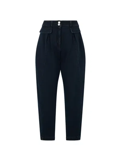 Alberta Ferretti Pleat-detail Trousers In Black