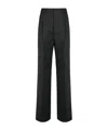 Alberta Ferretti Alberta Ferreti Wool Trousers In Black