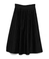 Alberta Ferretti Alberta Ferreti Silk Skirt In Black