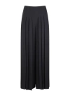 Alberta Ferretti Flared Trousers In Black