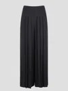 Alberta Ferretti Flared Trousers In Black