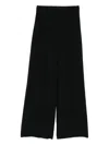 Alberta Ferretti Pleated Pants In Black