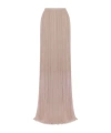 Alberta Ferretti Pleated Skirt In Neutral