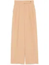 Alberta Ferretti Pleated Trousers In Neutrals