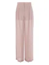 Alberta Ferretti Pleated Trousers In Pink
