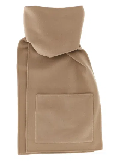 ALBERTA FERRETTI POCKETS DOUBLE-CLOTH SCARF