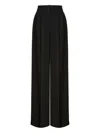 Alberta Ferretti Alberta Ferreti Cady Stretch Wide Leg Trousers In Black