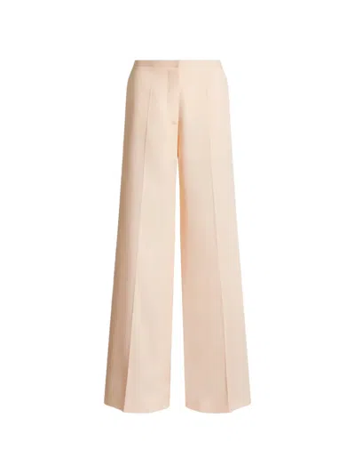 Alberta Ferretti Pressed-crease Trousers In Pink