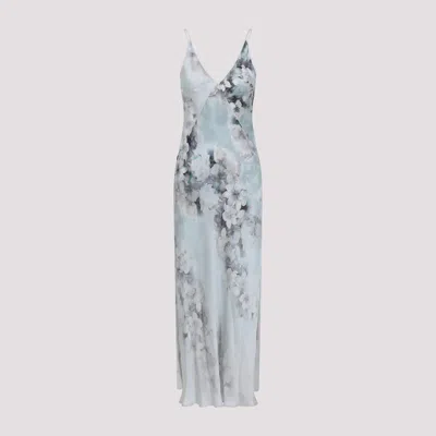 ALBERTA FERRETTI PRINTED EVENING DRESS