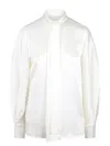 ALBERTA FERRETTI ALBERTA FERRETTI PUFF SLEEVED SATIN BLOUSE