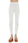 Alberta Ferretti Pull On Knit Pants In White In White