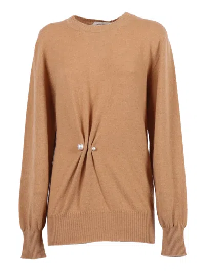 Alberta Ferretti Maglia In Brown