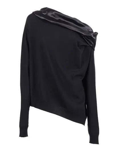 Alberta Ferretti Maglia In Black