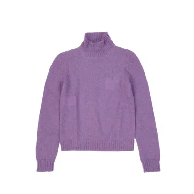 ALBERTA FERRETTI ALBERTA FERRETTI RIBBED TURTLENECK MOHAIR KNIT SWEATER